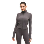 Women'S New Stand Collar Slim-Fit Yoga Wear - Image 3