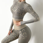 Yoga Clothes And Winter Tight-fitting Moisture Wicking Sports Suit Women - Image 9
