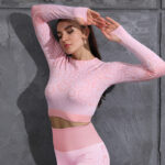 Yoga Clothes And Winter Tight-fitting Moisture Wicking Sports Suit Women - Image 3