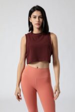 Yoga Fitness Vest Running Sports T-Shirt Women