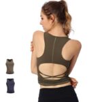 Yoga fitness running vest women
