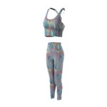Yoga Suit Two-piece Camouflage Printed For Women - Image 2