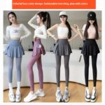 Spring New Fake Two-piece Outer Wear Sports Yoga Pants Women - Image 2