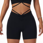 European And American Yoga Shorts Women Wear Running Tights - Image 7