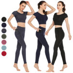 Pocket yoga clothes suit women - Image 5
