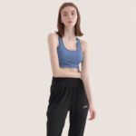 Women Running Halter Yoga Wear Vest Net Celebrity Anchor Fitness