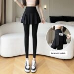 Spring New Fake Two-piece Outer Wear Sports Yoga Pants Women - Image 9