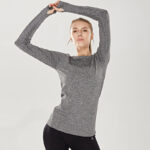 Slim yoga exercise long sleeve yoga workout clothes women - Image 2