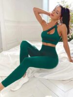 Thread Seamless Yoga Clothes Set Women - Image 3