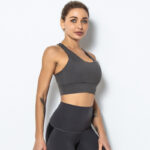 Shockproof Running Outer Wear Sports Solid Color Fitness Yoga Clothes Women - Image 5