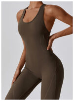 High Elastic One-piece Yoga Jumpsuit Women - Image 2