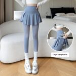 Spring New Fake Two-piece Outer Wear Sports Yoga Pants Women - Image 6