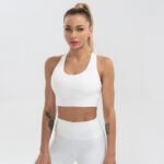 Shockproof Running Outer Wear Sports Solid Color Fitness Yoga Clothes Women - Image 7